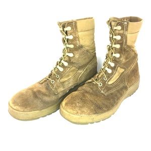 McRae Boots Size 10 Split Grain Leather USMC